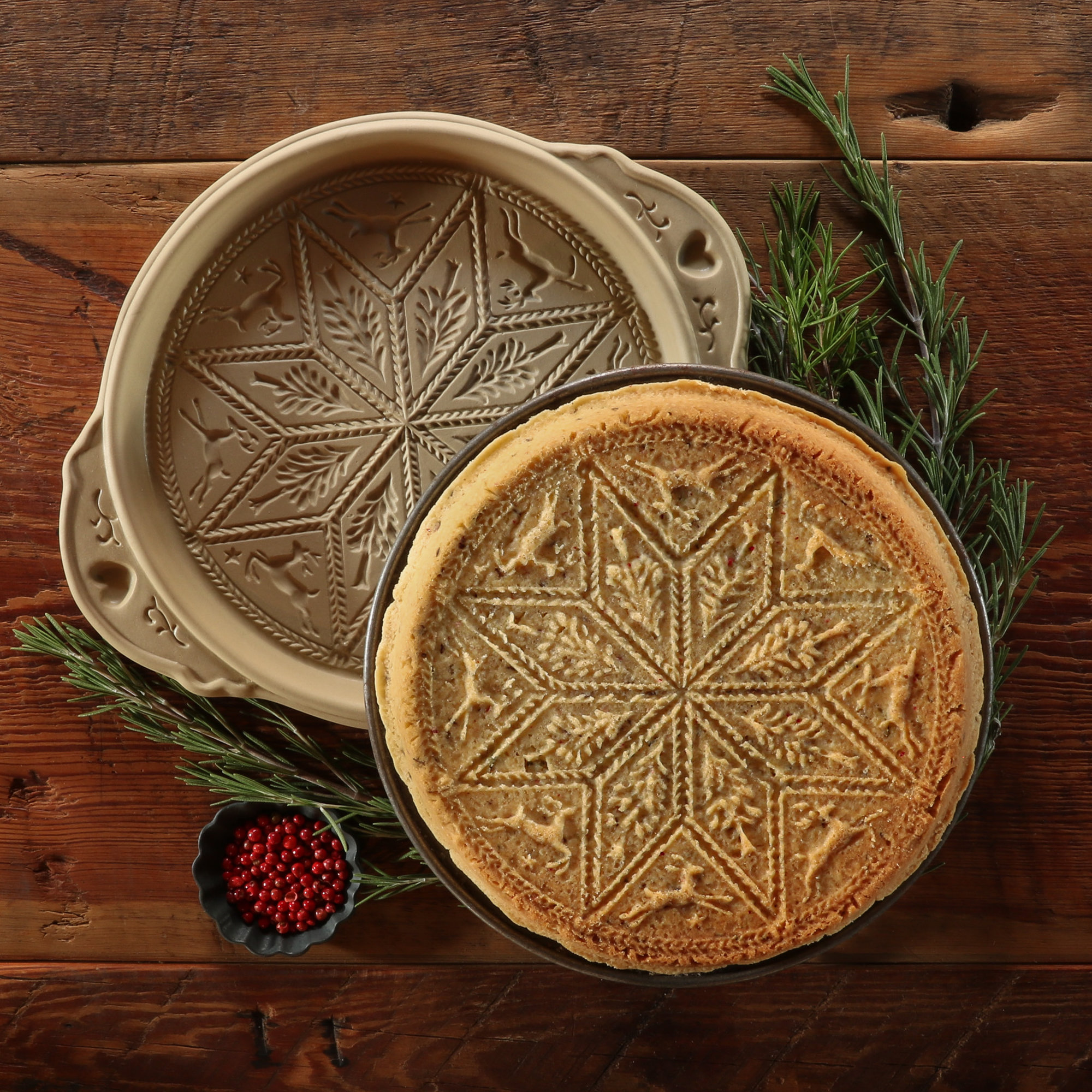 Stoneware Shortbread Pan