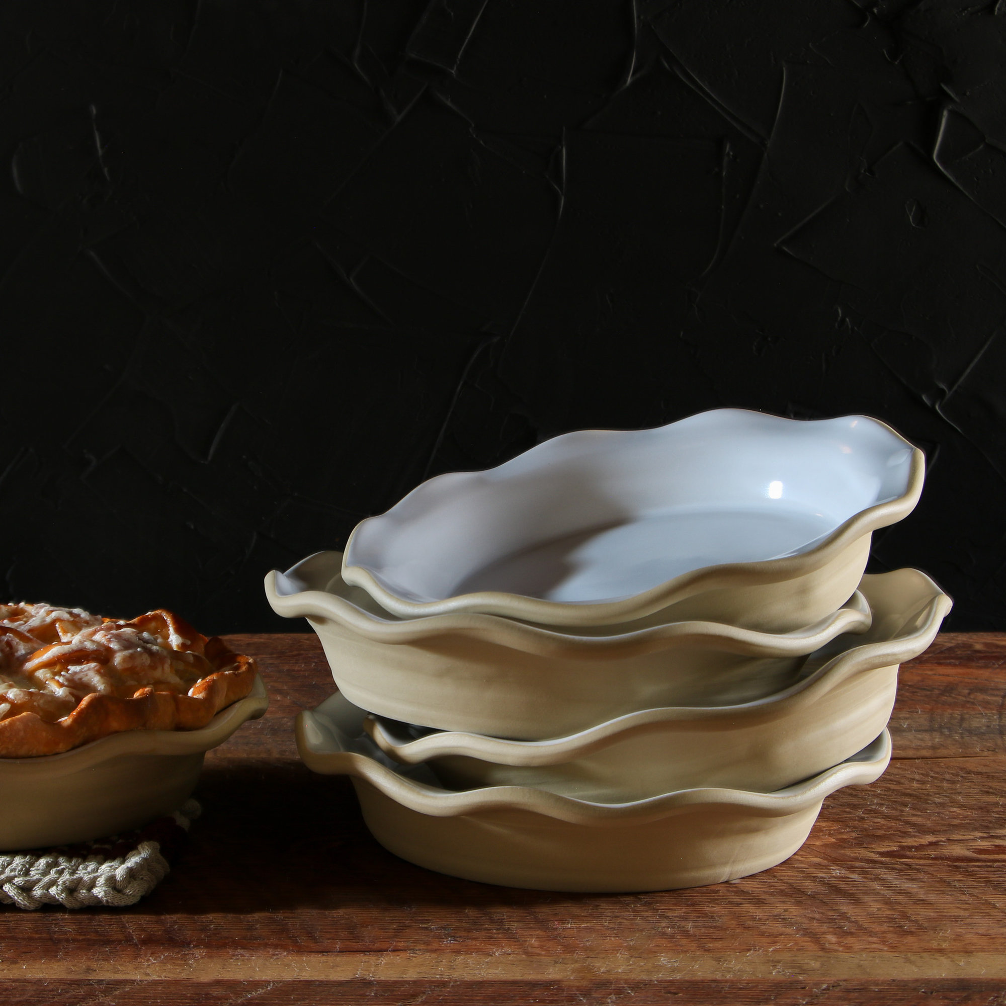 Stoneware Shortbread Pan