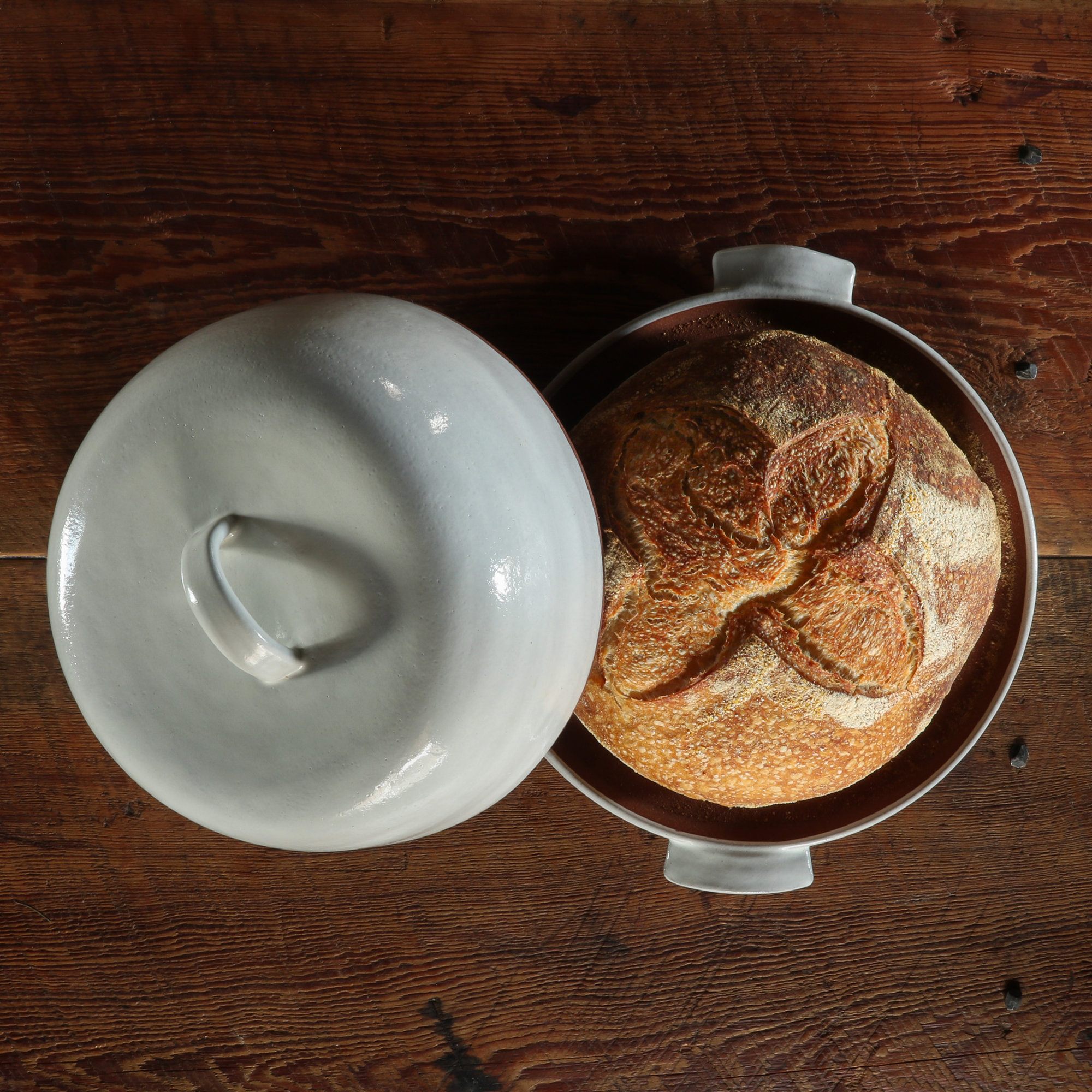 Covered Bread Pan  Emerson Creek Pottery