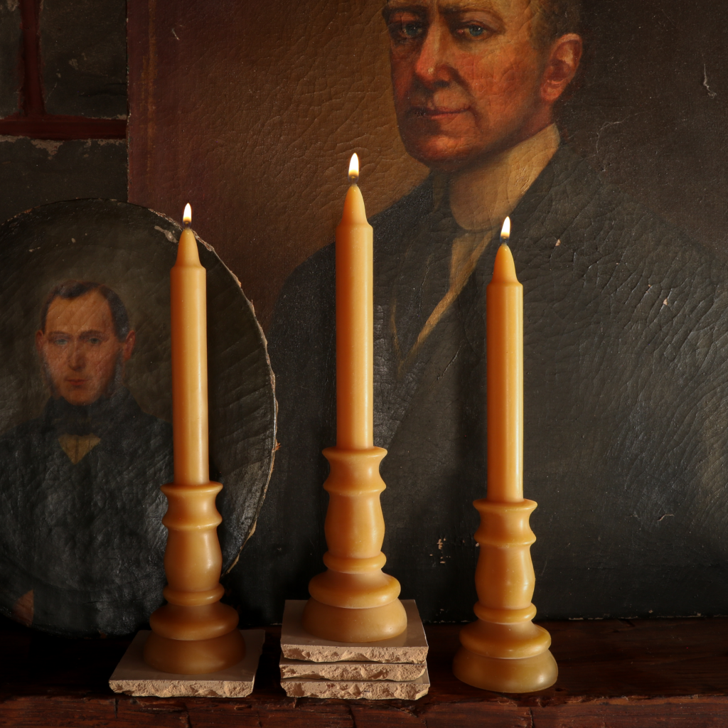 Beeswax Candlesticks • The Farmhouse Project